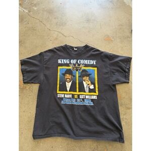 2008 Steve Harvey vs Katt Williams King of Comedy Black Graphic Tee
